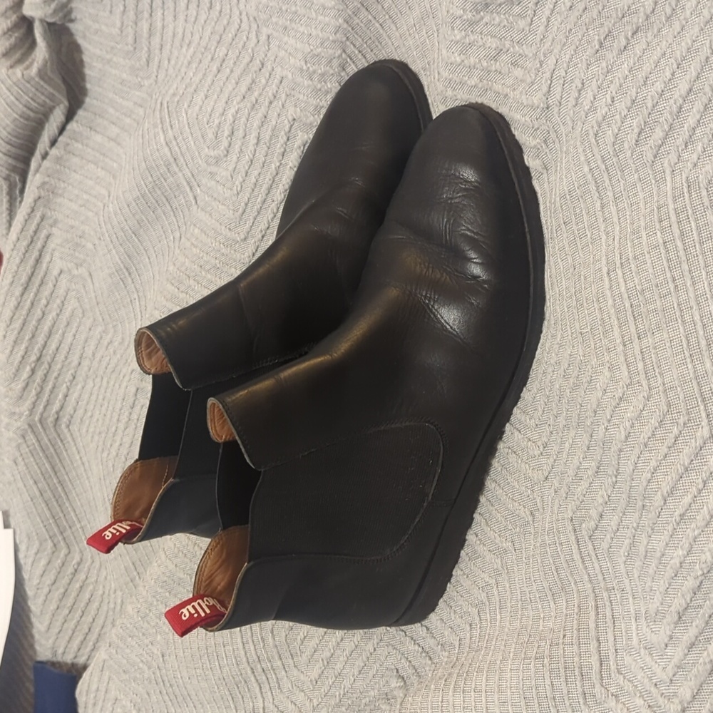 Rollie black lightweight travel Chelsea boots 11